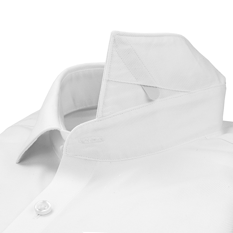 經典商務白色男士長袖襯衫(圖7)